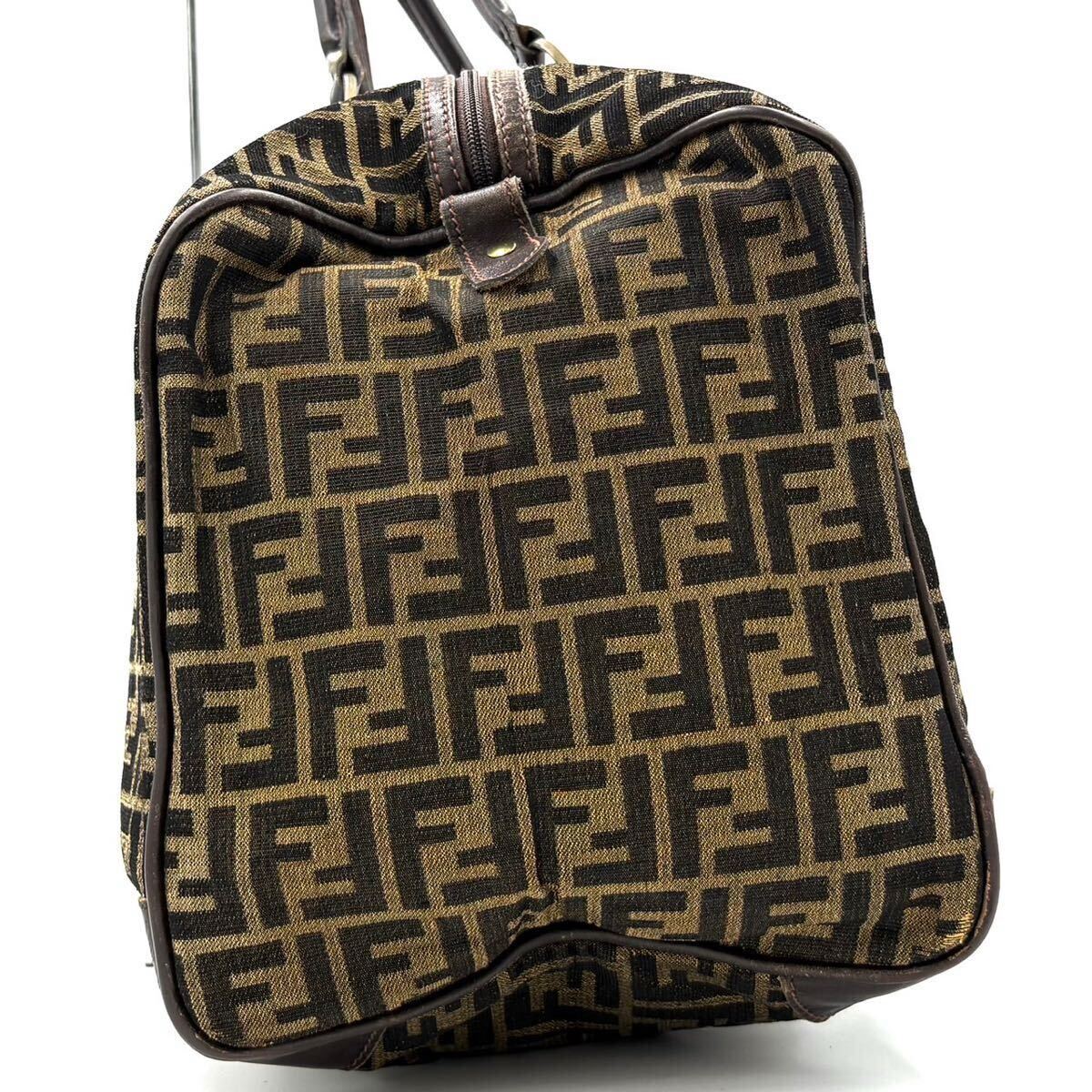 1円 【定番人気】 FENDI フェンディ ボストンバッグ ズッカ ビジネス