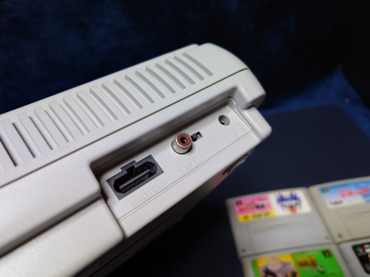 任天堂 スーパーファミコン 中期 本体美品 すぐ遊べるセット SFC