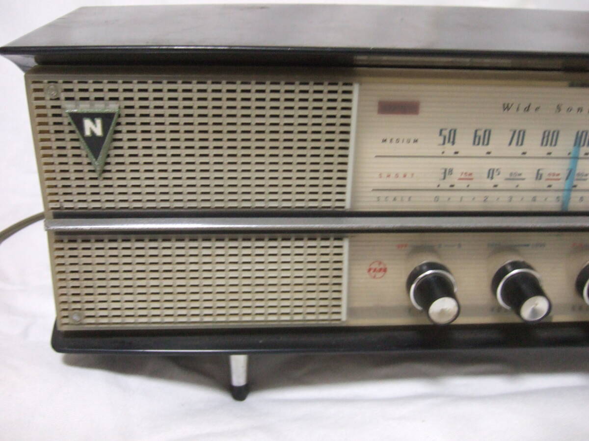 オーディオ機器 National 2 Band Speaker 真空管ラジオ 本体