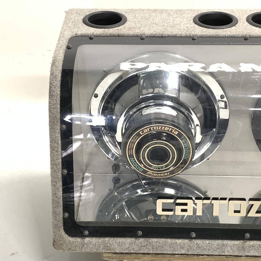 carrozzeria カロッツェリア TS-WX1200T カーウーハー 車載ツインドライブサブウーファーボックス 出力音確認済○動作品 TS-WX1200T カロッツェリア carrozzeria 30cm×2ウーハー 名機・当時物 (ウーファー)