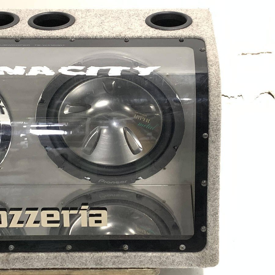 carrozzeria カロッツェリア TS-WX1200T カーウーハー 車載ツインドライブサブウーファーボックス 出力音確認済○動作品 TS-WX1200T カロッツェリア carrozzeria 30cm×2ウーハー 名機・当時物 (ウーファー)