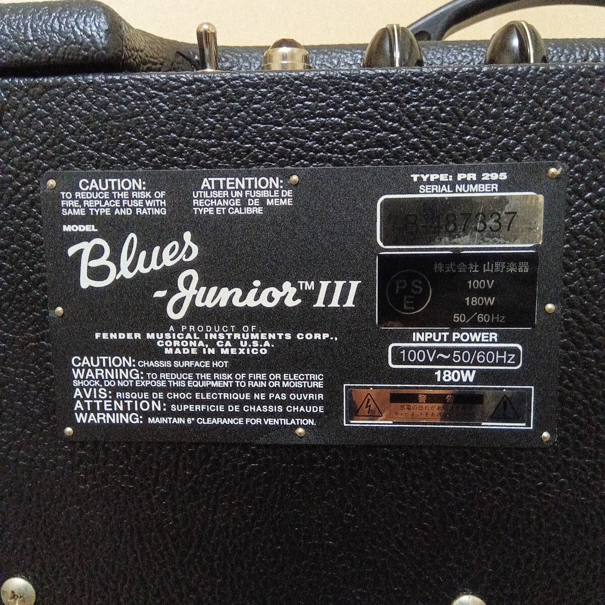 Fender Blues Junior III Fender Blues Junior TT Blue Western