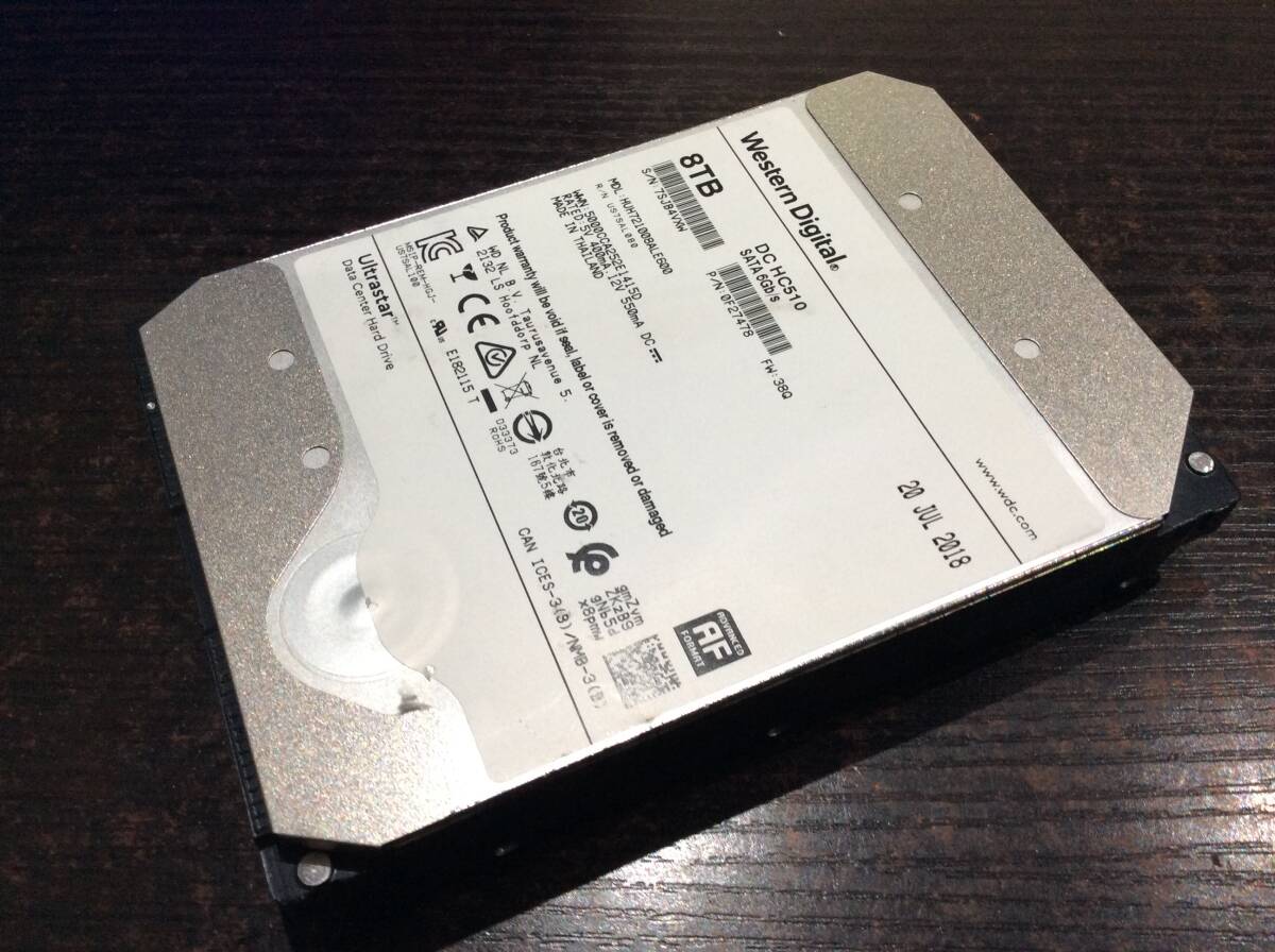 SATA Ultrastar 8TB HUH721008ALE600 HGST 3.5 HDD com: Western 