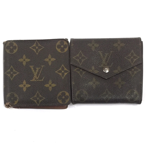 モノグラム ルイヴィトン Wホック 公式通販 二つ折り 財布 VUITTON 0 