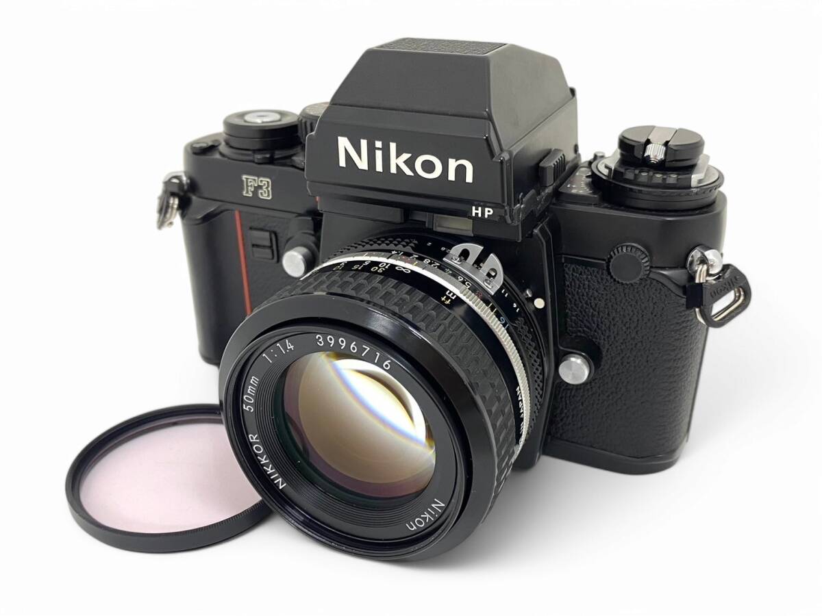 1E4☆Nikon/ニコン☆ F3 HP 一眼レフフィルムカメラ NIKKOR Ai 50mm 1:1.4