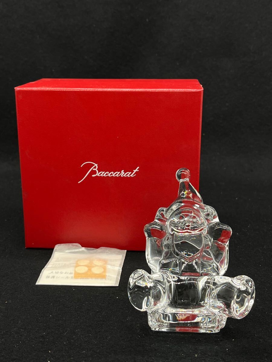 p020513 Baccarat 置物 希少 人物 バカラ クリスタル 箱付 インテリア