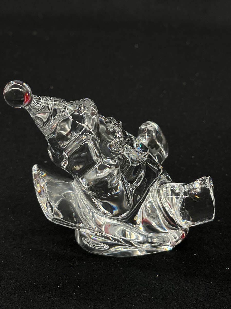 p020513 Baccarat 置物 希少 人物 バカラ クリスタル 箱付 インテリア