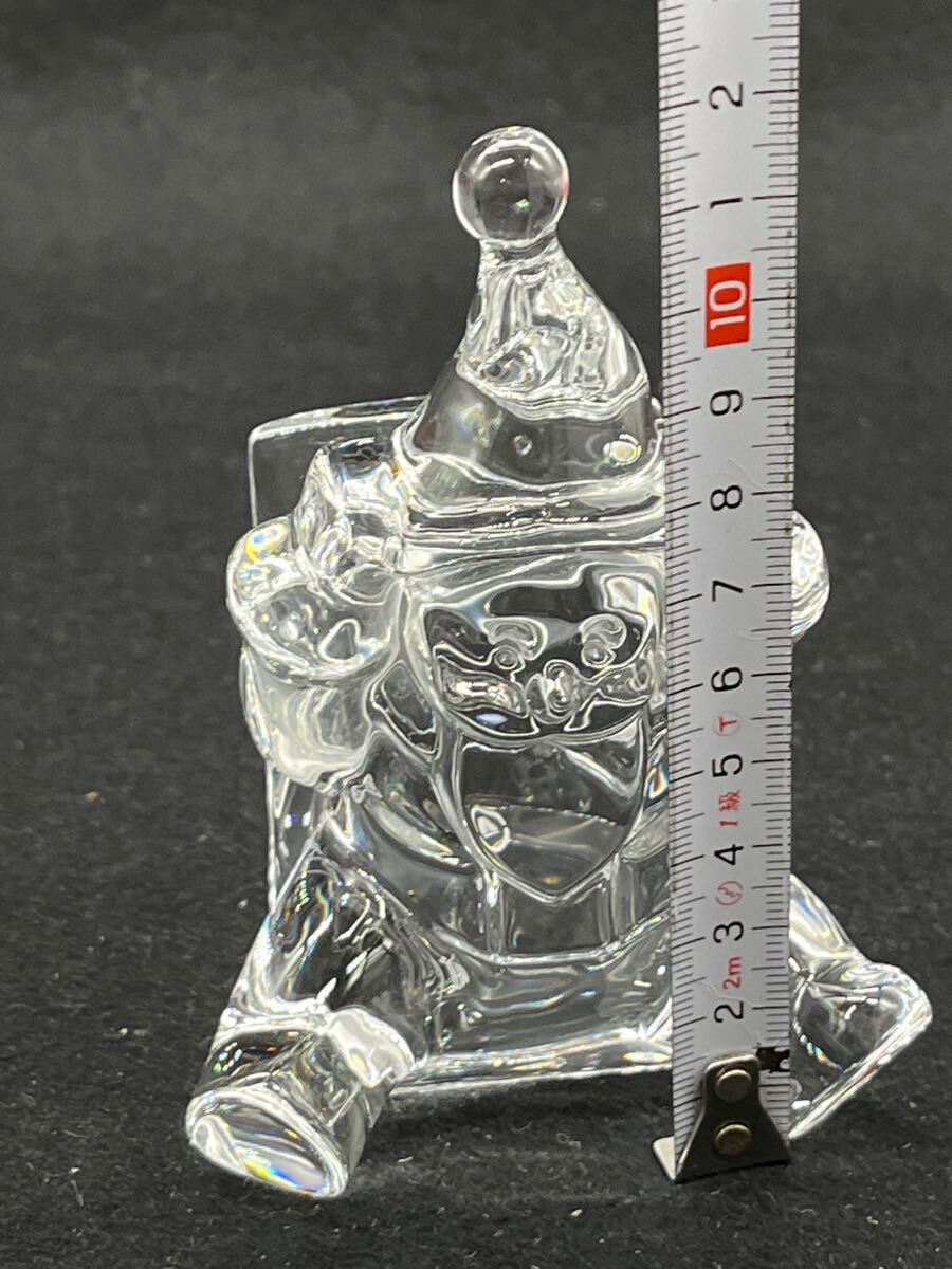 p020513 Baccarat 置物 希少 人物 バカラ クリスタル 箱付 インテリア
