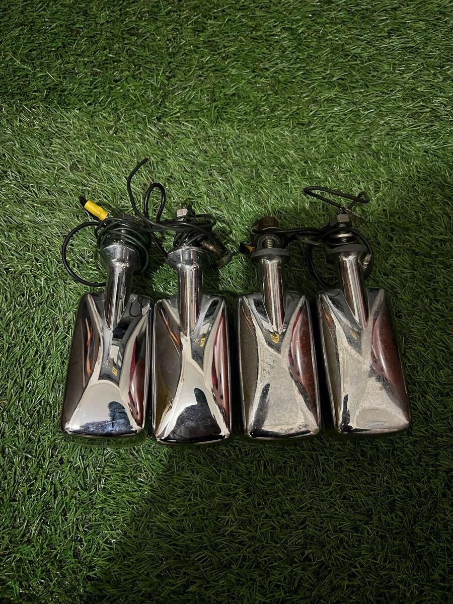 当時物　メイトウインカー　クリアレンズ付き　Z1 Z2 z750rs z750four z750d1 z750fx z1000mk2 z400fx cb750four CGC _2