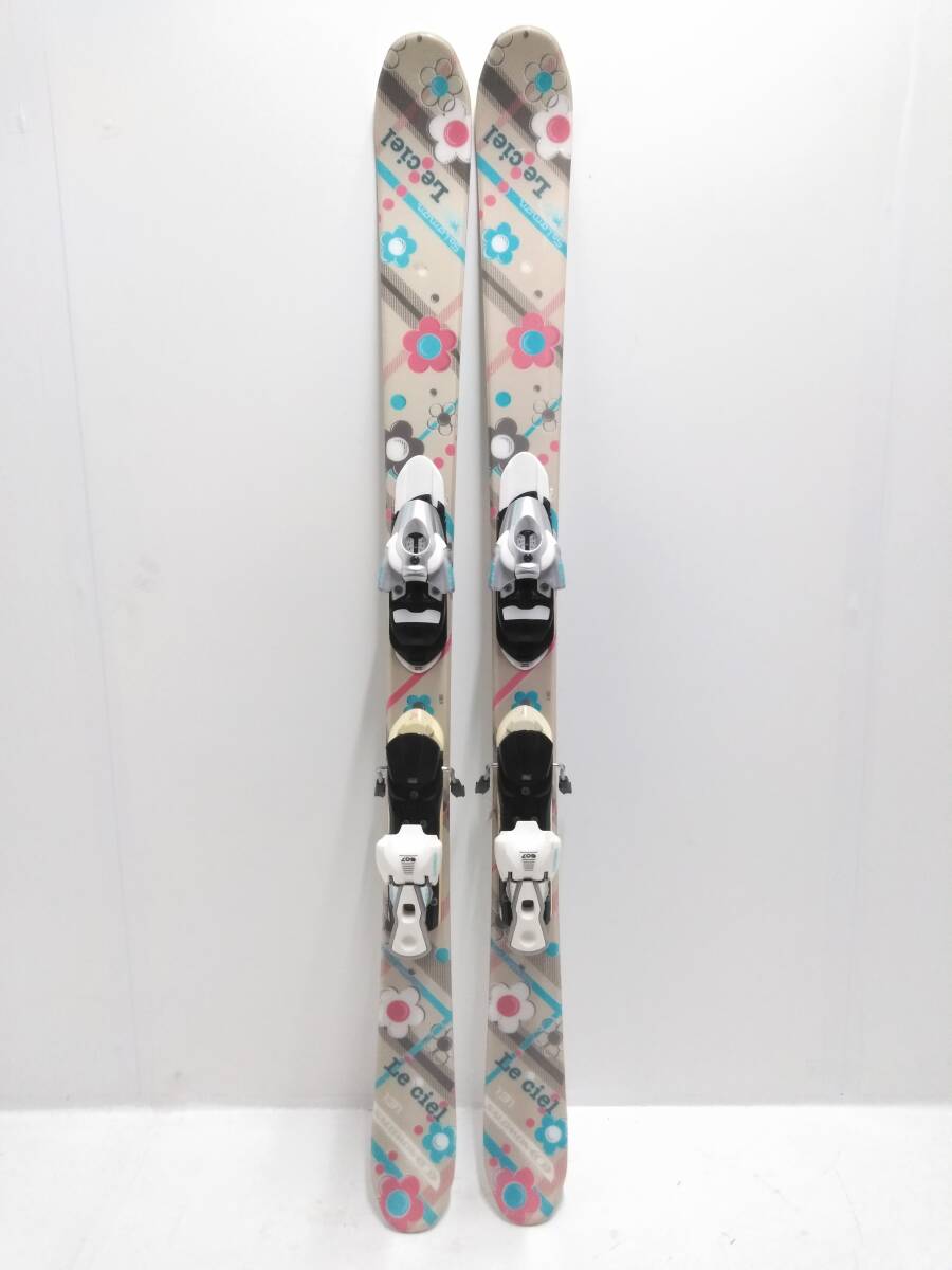 SALOMON 141cm レディース スキー Leciel レディース サロモン/SALOMON Le ciel 131cm ツインチップ 調整簡単