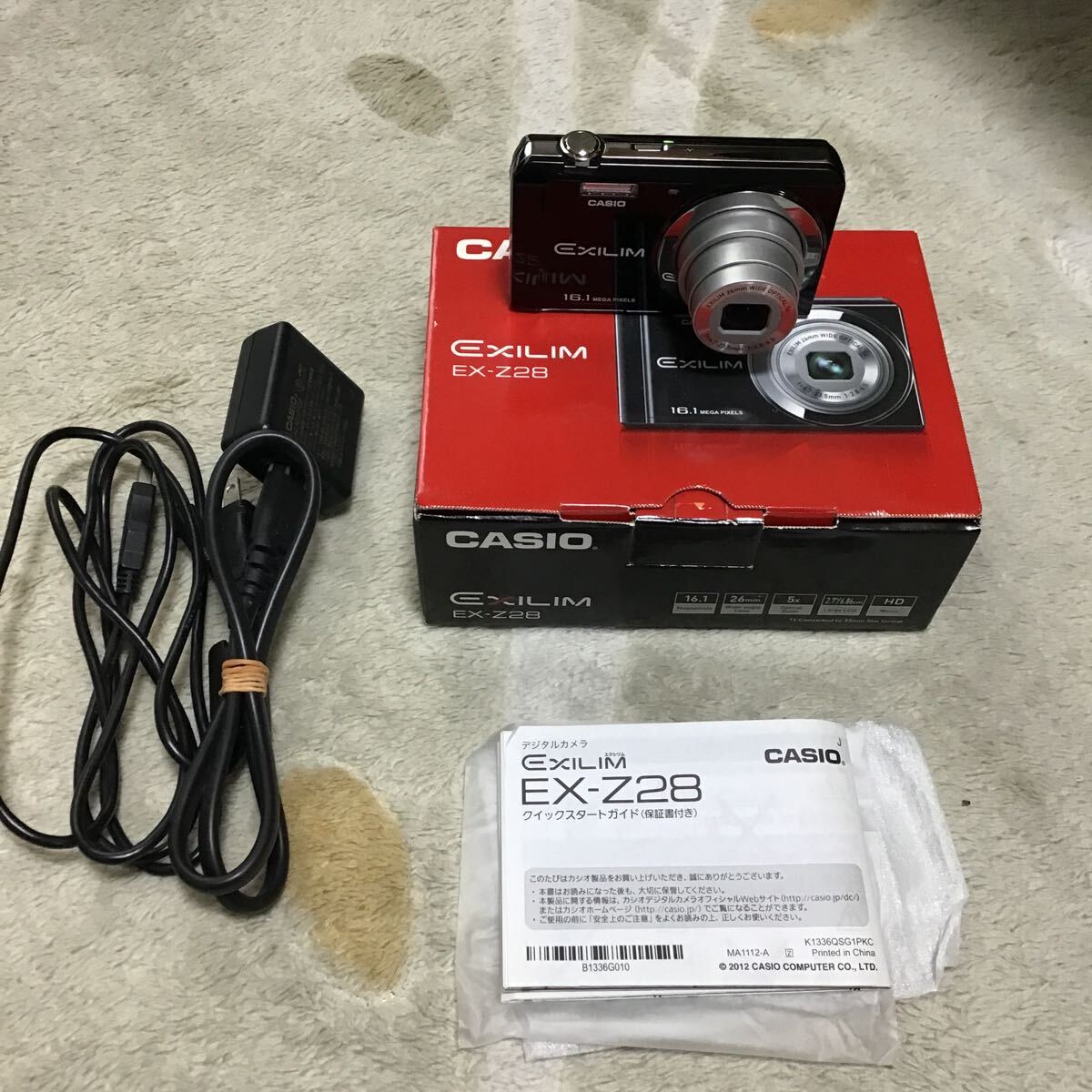 CASIO EXILIM EX-Z28 本体 動作確認済み CASIO EXILIM EX-Z28 簡単な動作は確認しました 【公式通販】