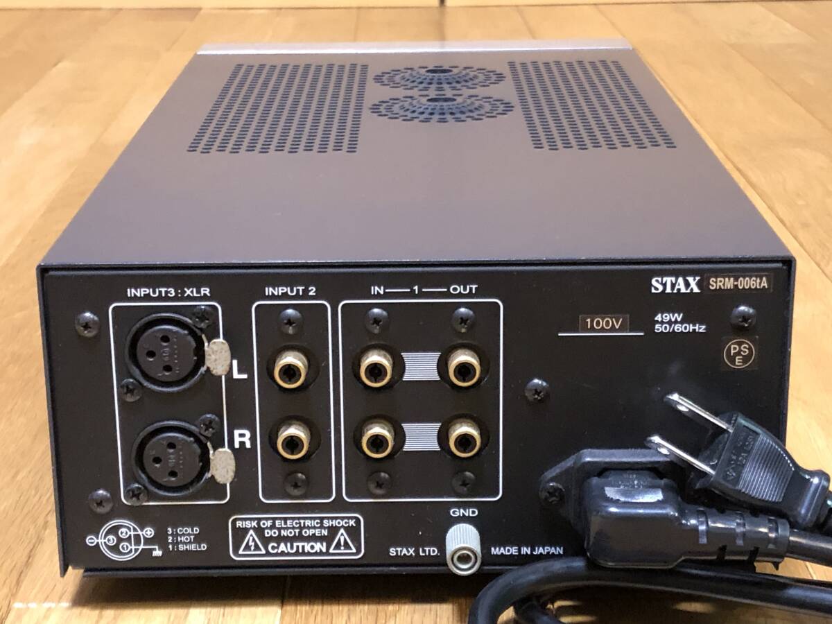 即決/送無 STAX スタックス SRM-006tA 双三極管=6CG7/2球 真空管