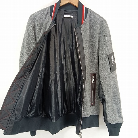 マーク＆ロナ MARK&LONA DIALOGUE JACKET MLM-9D-AD20 ゴルフウェア 50 グレー メンズ &amp; MARK LONA Olson フード付 最新2025秋冬コレクション