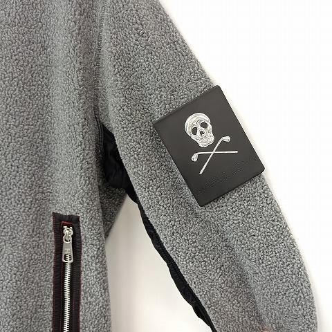 マーク＆ロナ MARK&LONA DIALOGUE JACKET MLM-9D-AD20 ゴルフウェア 50 グレー メンズ &amp; MARK LONA Olson フード付 最新2025秋冬コレクション