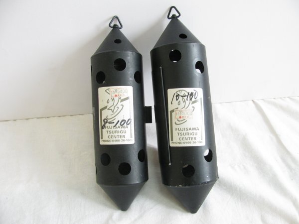 ほぼ未使用★藤沢釣具センター ステンカン100号 ２個セット★_1