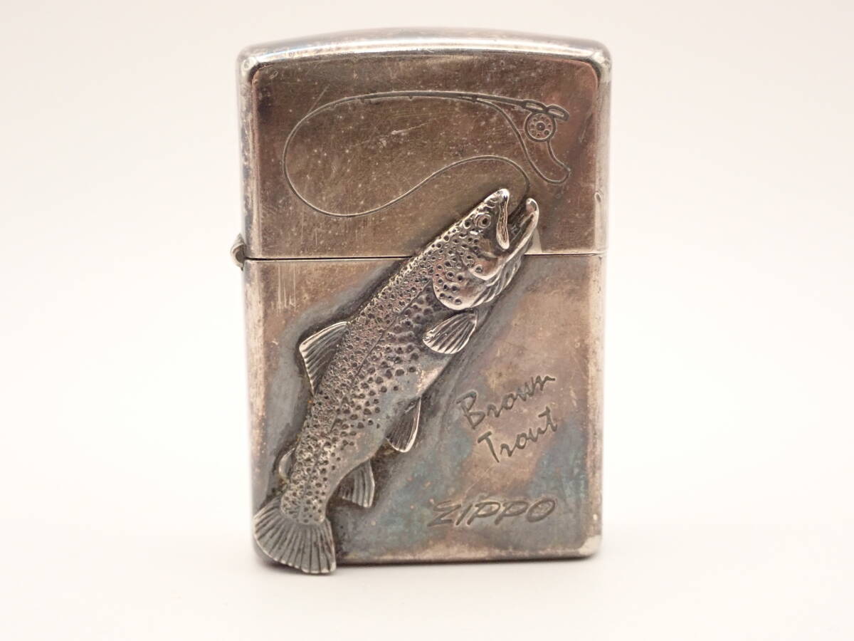 ZIPPO - ライター BROWN TROUT Yahoo!オークション | ジッポ ブラ 1円 