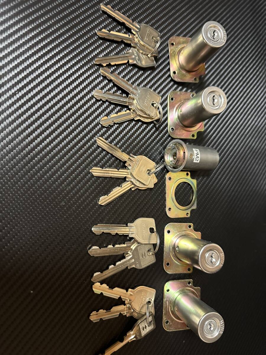 未使用品　U9/PMK 鍵3本組み　美和ロック　面付錠　鍵屋さん　不動産管理会社さん　修理業者さん　必見！！！_3