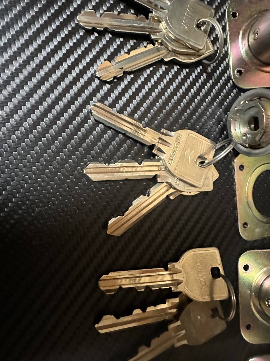 未使用品　U9/PMK 鍵3本組み　美和ロック　面付錠　鍵屋さん　不動産管理会社さん　修理業者さん　必見！！！_5