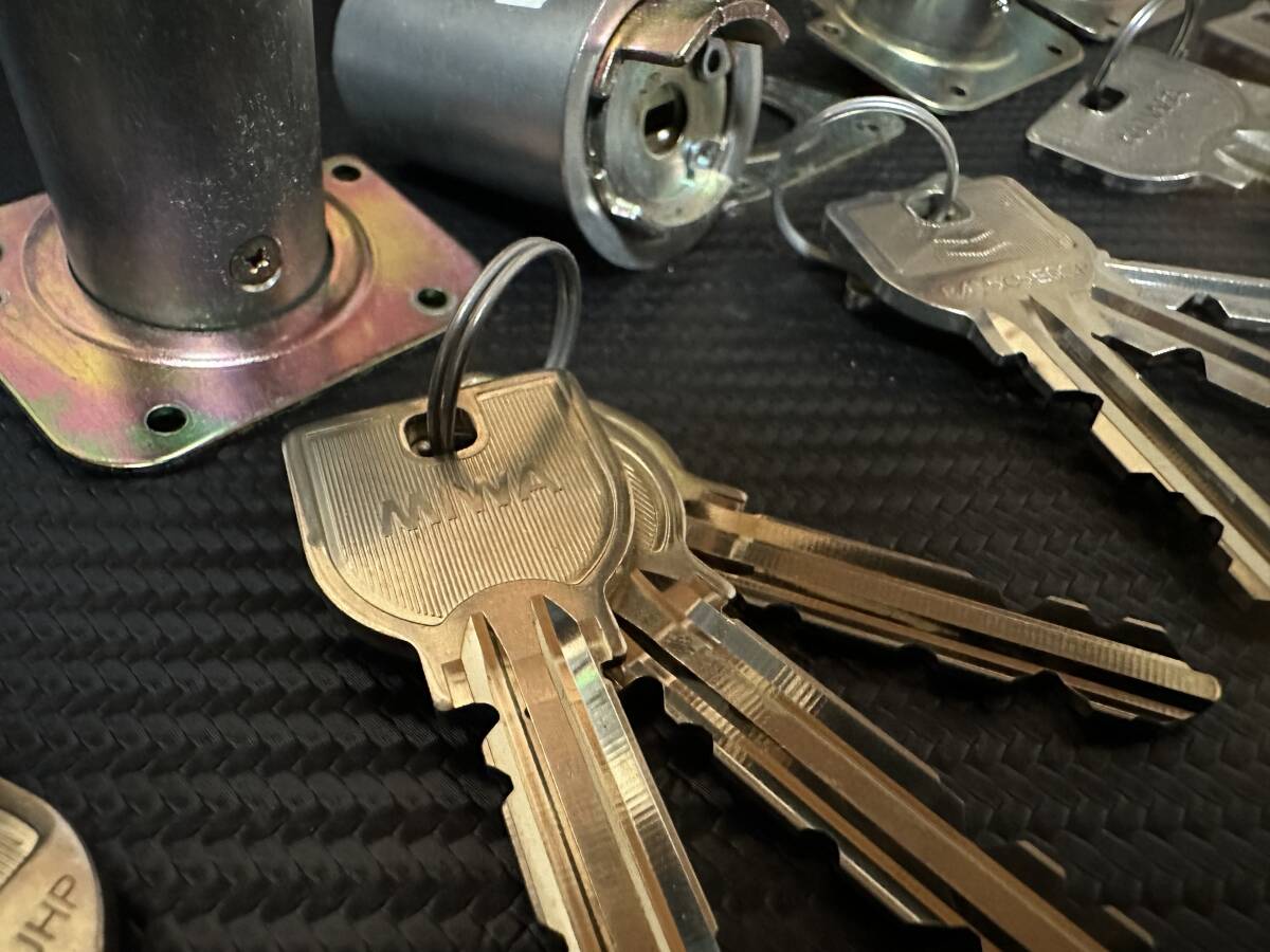 未使用品　U9/PMK 鍵3本組み　美和ロック　面付錠　鍵屋さん　不動産管理会社さん　修理業者さん　必見！！！_6