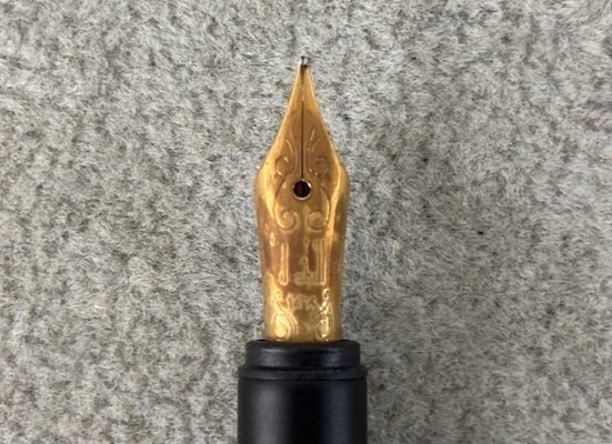 ダンヒル 万年筆 ペン先 14K dunhill Dunhill ゴールドプレート M広099