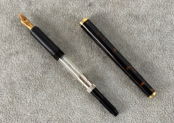 ダンヒル 万年筆 ペン先 14K dunhill Dunhill ゴールドプレート M広099
