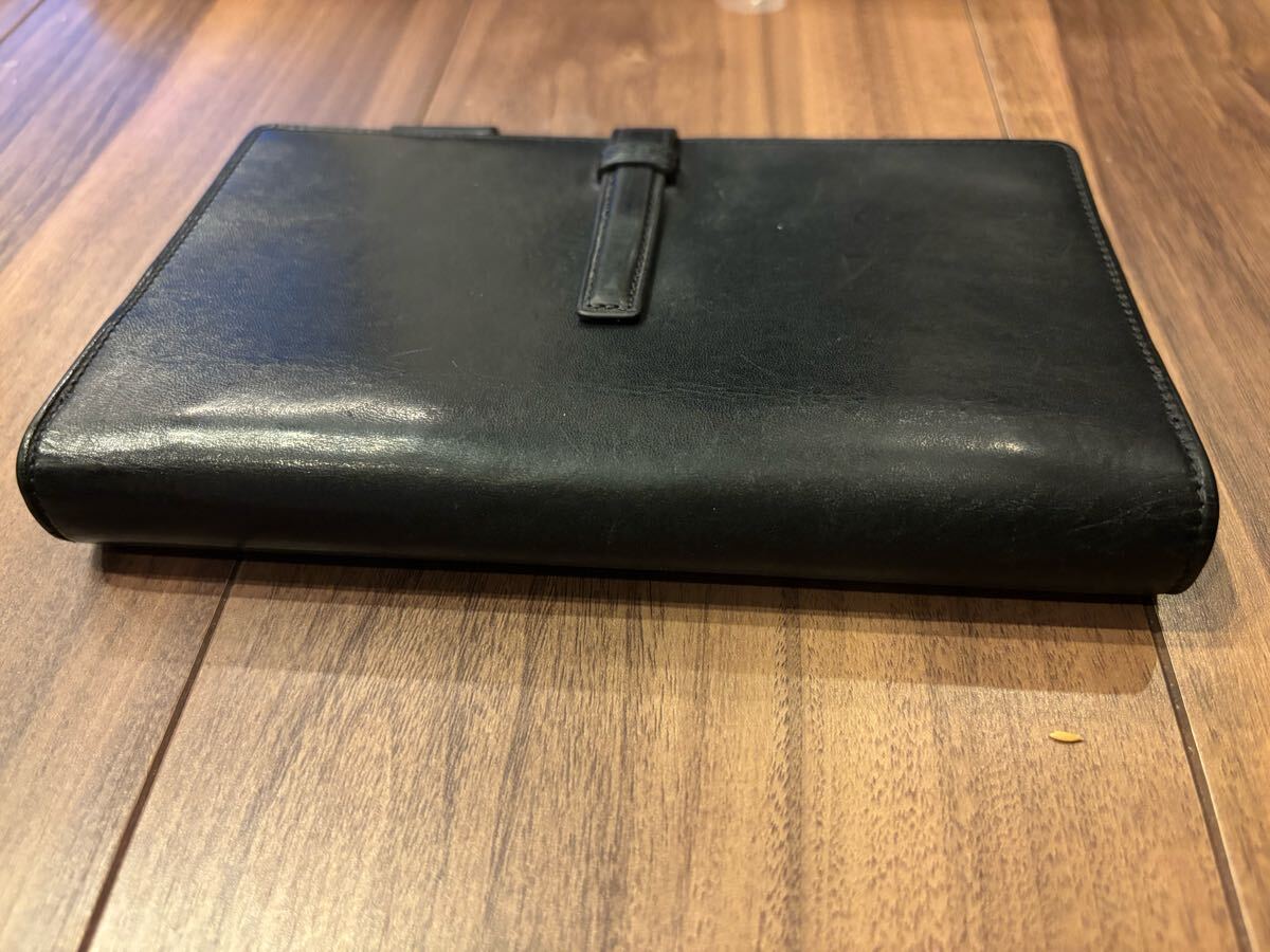 ダヴィンチ　レイメイ　聖書サイズ　ブラック　システム手帳 手帳カバー リング_3