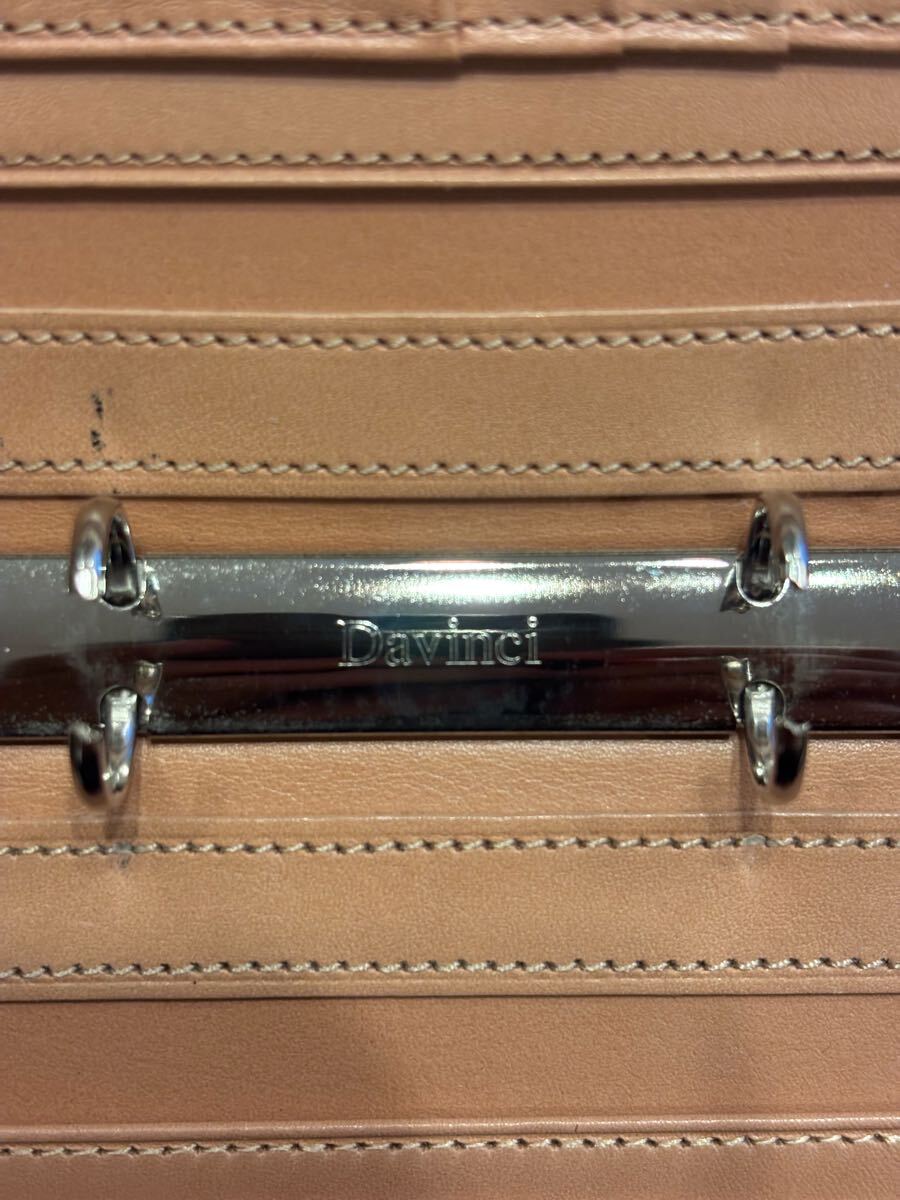 ダヴィンチ　レイメイ　聖書サイズ　ブラック　システム手帳 手帳カバー リング_7