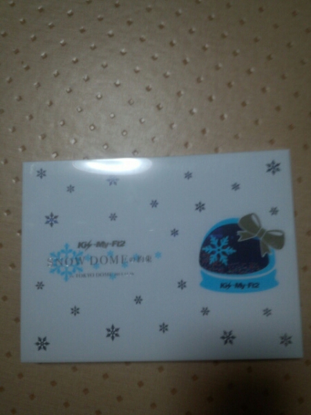 Kis-My-Ft2 DVD 「SNOW DOMEの約束」 初回盤