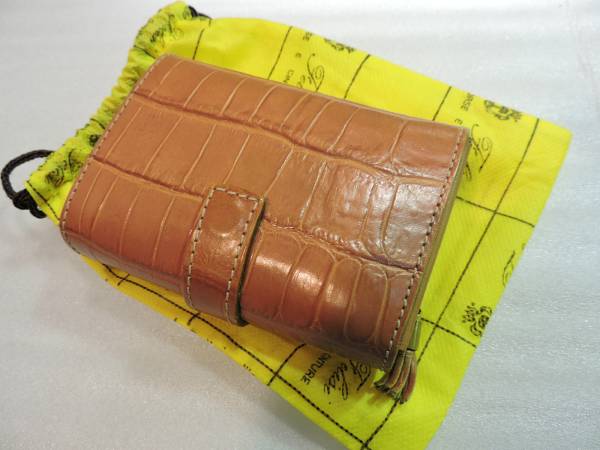 903974 DELISI(フェリージ)　二つ折財布　美品