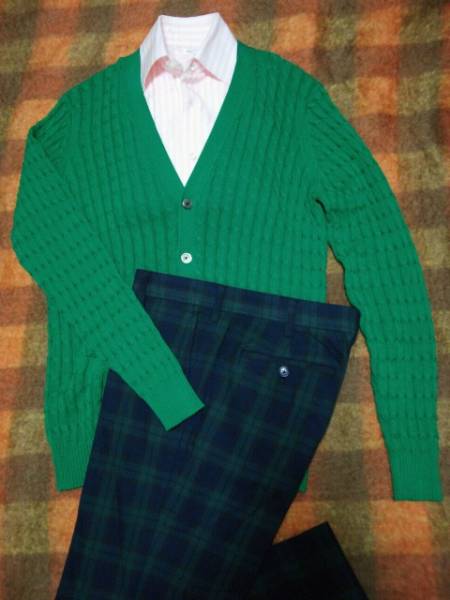 トゥモローランド/ケーブル編み英国調最高級ニットカーディガン