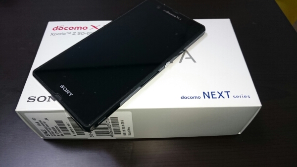 【美品】docomo so-02e Xperia z ブラック 黒_1