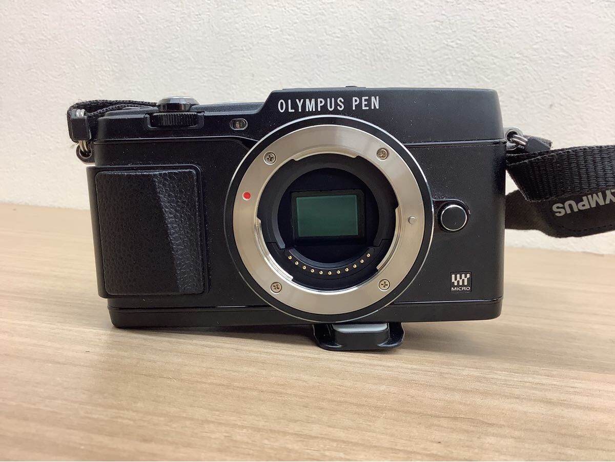 ◯営HM012-A2T60【埼玉発】OLYMPUS オリンパス ミラーレス一眼 F-P5 PEN デジカメ 通電動作未確認 レンズ付き 現状品_2