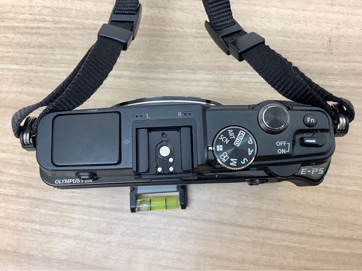 ◯営HM012-A2T60【埼玉発】OLYMPUS オリンパス ミラーレス一眼 F-P5 PEN デジカメ 通電動作未確認 レンズ付き 現状品_6
