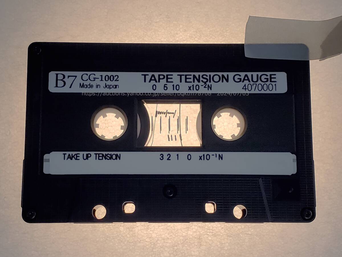 CG-1002 カセットテープ テンションゲージ オートリバース対応 カセットトルクメーター 関連_1