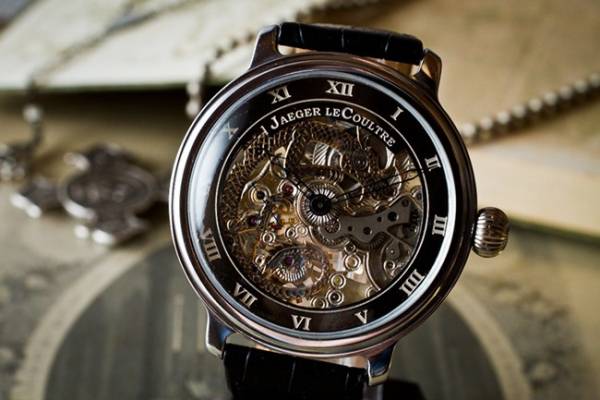 アンティーク 時計 ジャガー・ルクルト スケルトン 手巻き レア