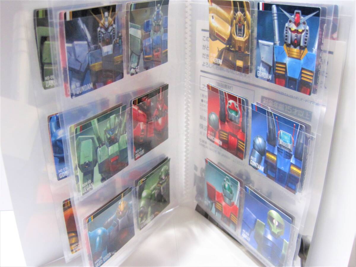 機動戦士ガンダム　ポテコ　アルバム　シール　59枚　セット　だぶり多数　ガンダム　バンダイ　東鳩　お菓子　おまけ　コンプリート_2