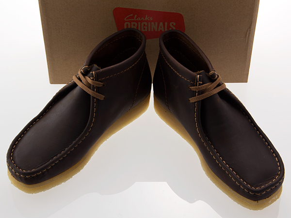 新品CLARKS/クラークス/ワラビーブーツ/BEESWAX/26103604/27.0cm