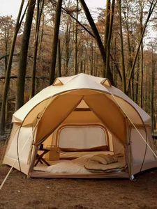 テント ワンタッチ テント オールシーズン使える ファミリー 公園 収納袋付き 4-5人用 ポ