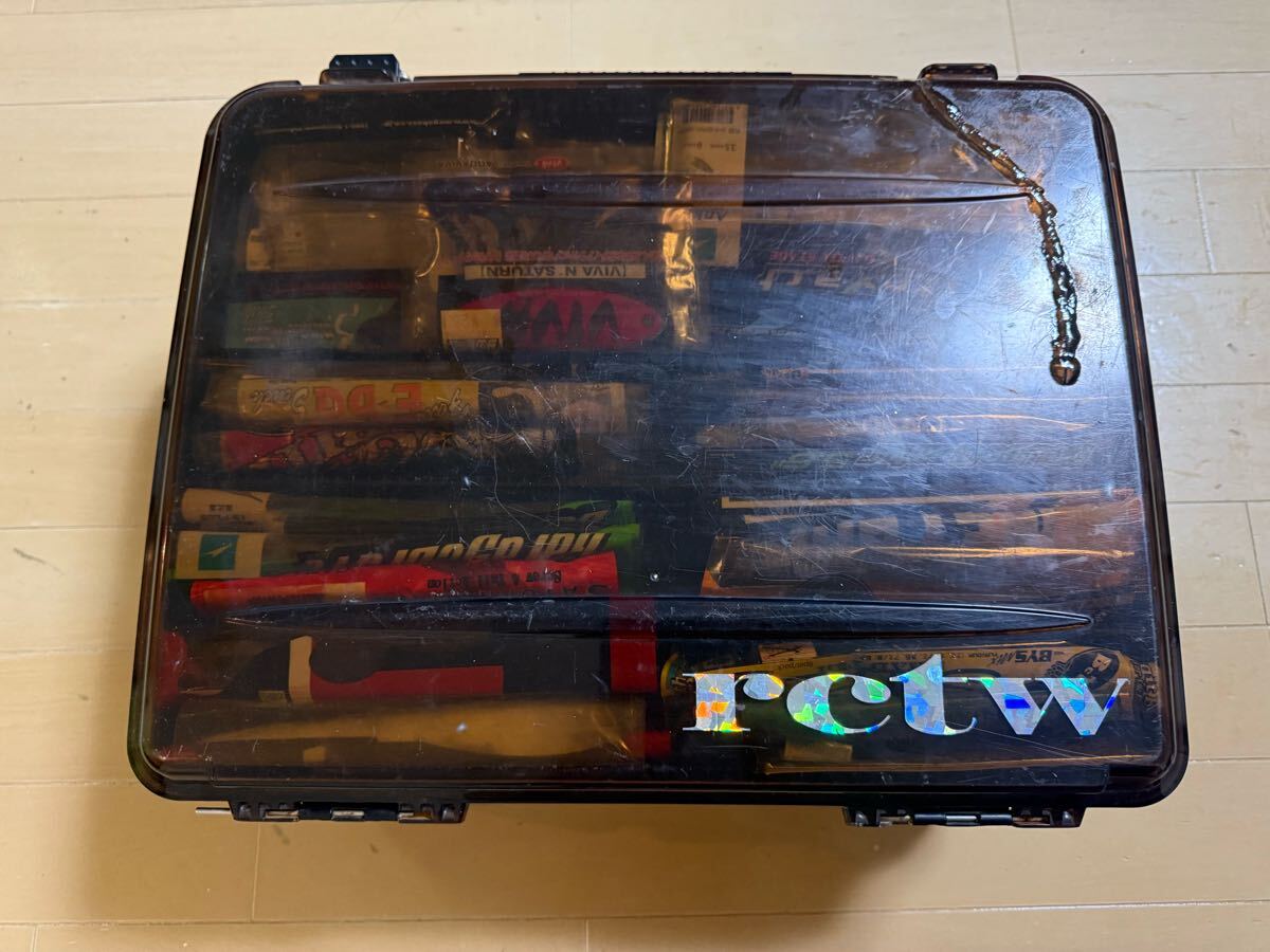 ワームセット① 大量 まとめ売り 中古 VERSUS バーサス メイホウ ルアーケース タックルボックス_1