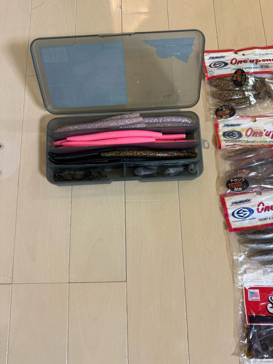 ワームセット① 大量 まとめ売り 中古 VERSUS バーサス メイホウ ルアーケース タックルボックス_10