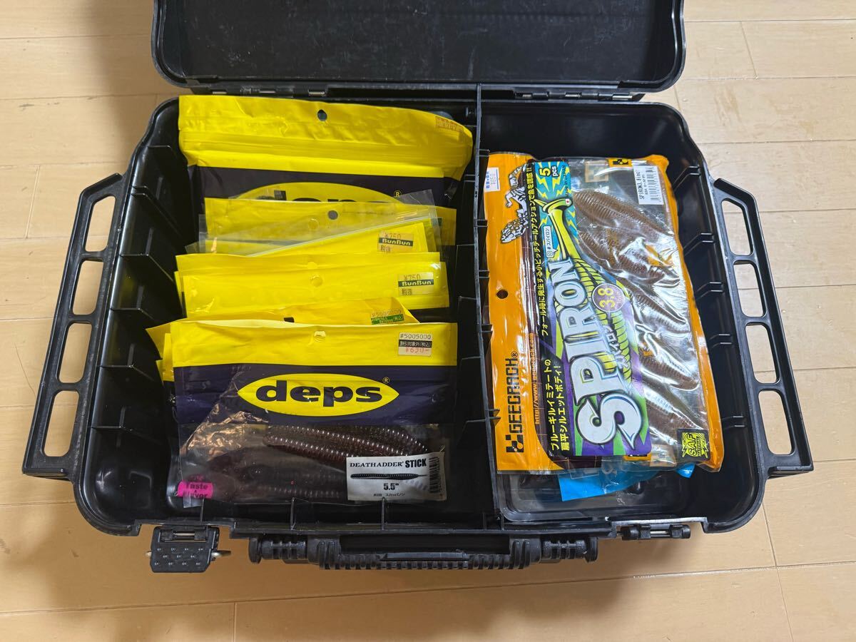 ワームセット① 大量 まとめ売り 中古 VERSUS バーサス メイホウ ルアーケース タックルボックス_3