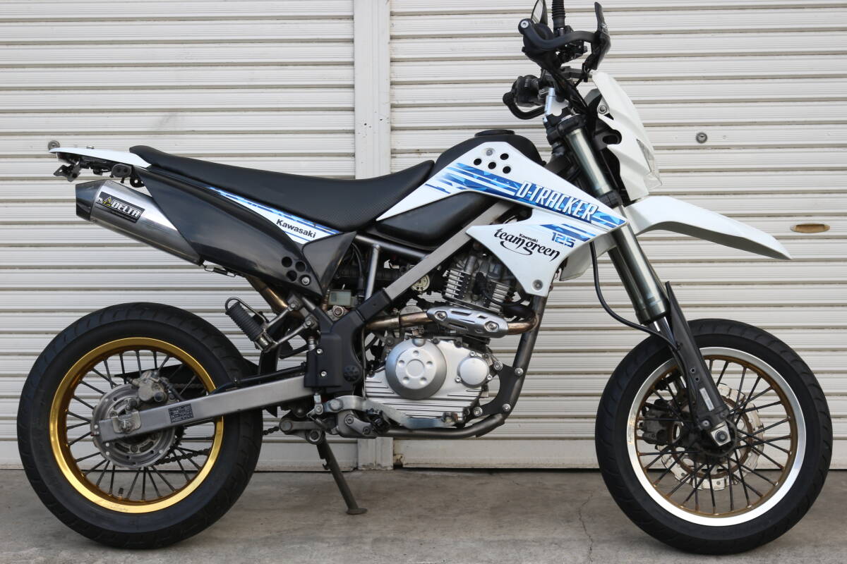 KAWASAKI Dトラッカー125(LX125D) DELTA ZETA カスタム ホワイト 神奈川県 税込み 即決 追加画像あり_1