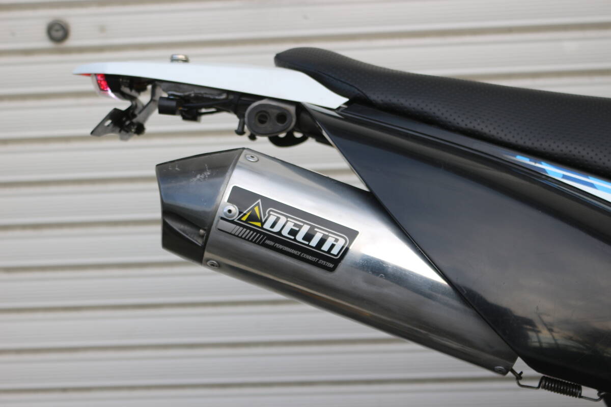 KAWASAKI Dトラッカー125(LX125D) DELTA ZETA カスタム ホワイト 神奈川県 税込み 即決 追加画像あり_7