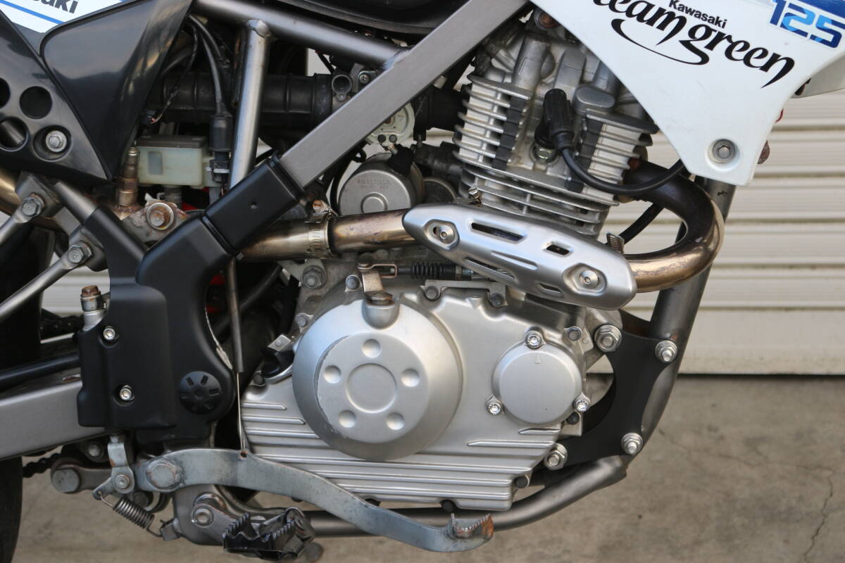 KAWASAKI Dトラッカー125(LX125D) DELTA ZETA カスタム ホワイト 神奈川県 税込み 即決 追加画像あり_8