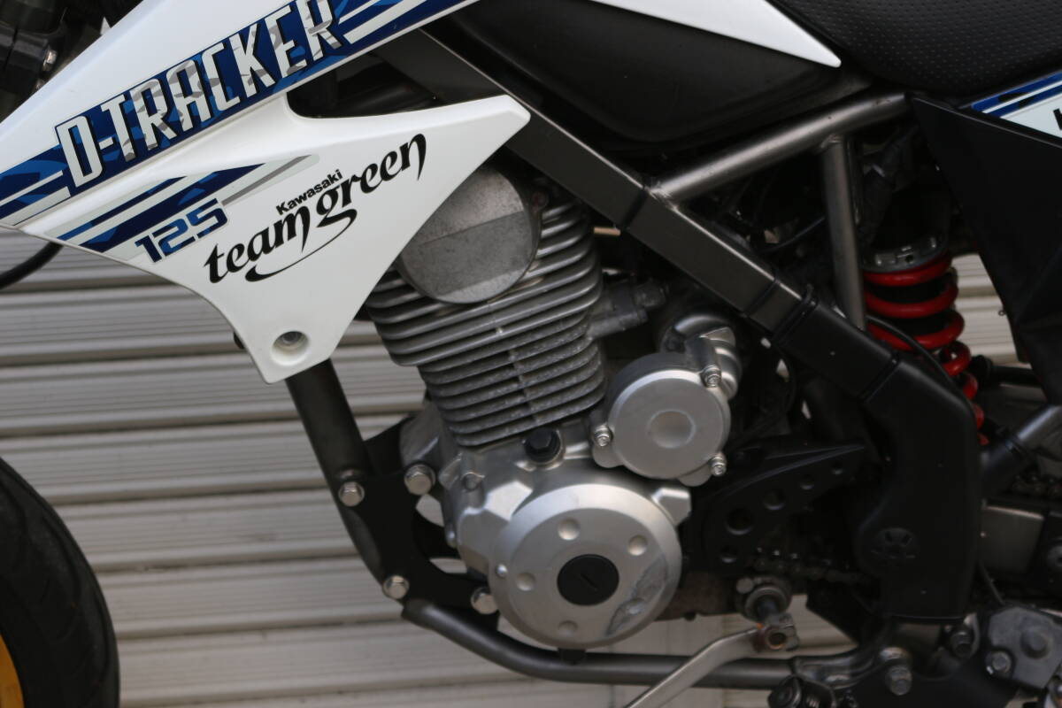 KAWASAKI Dトラッカー125(LX125D) DELTA ZETA カスタム ホワイト 神奈川県 税込み 即決 追加画像あり_9