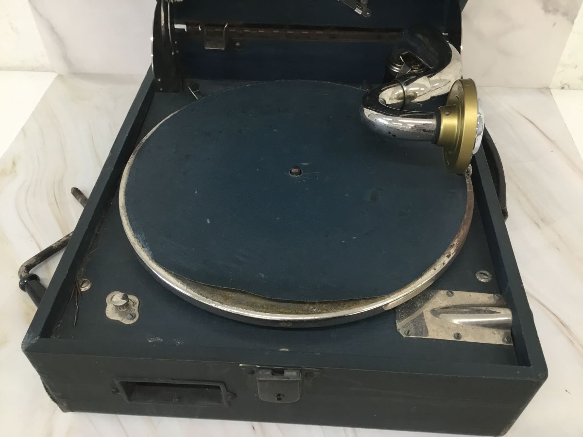 ○営KZ278-80 Sakura 蓄音機 手回し式 楽器 アンティーク ヴィンテージ