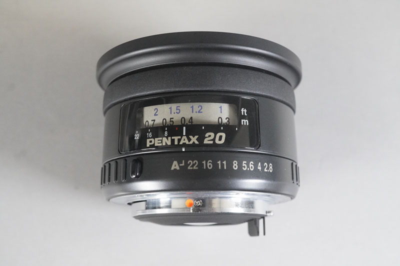 1円~【e255】PENTAX／ペンタックス　20　SMC　PENTAX-FA　1:2.8　20mm　レンズフード付　MH-RB　67mm_4