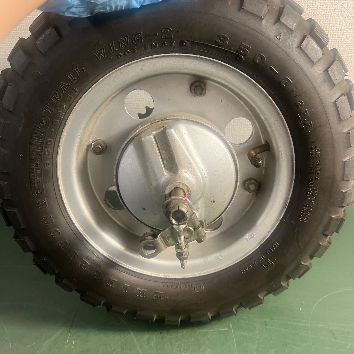 R-983☆100サイズ　モンキー 4L Z50J HONDA ホンダ　リアホイール　リアタイヤ　ゴリラ_4