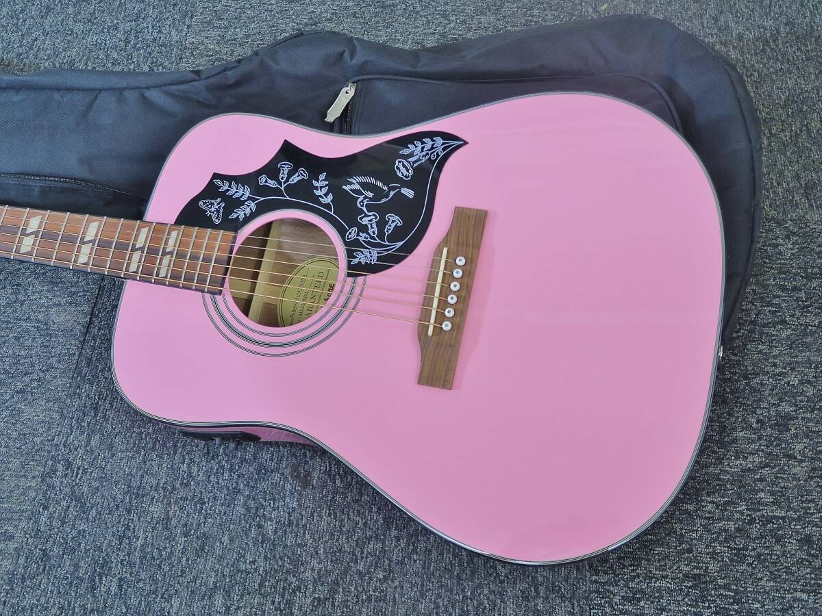 Epiphone/エピフォン ハミングバード プロ エレアコ 美品(212