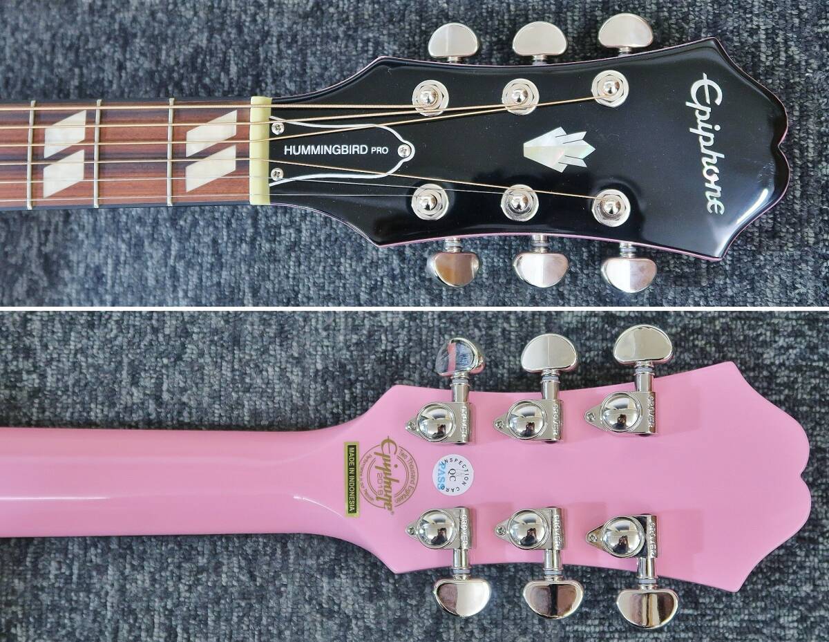 Epiphone/エピフォン ハミングバード プロ エレアコ 美品(212